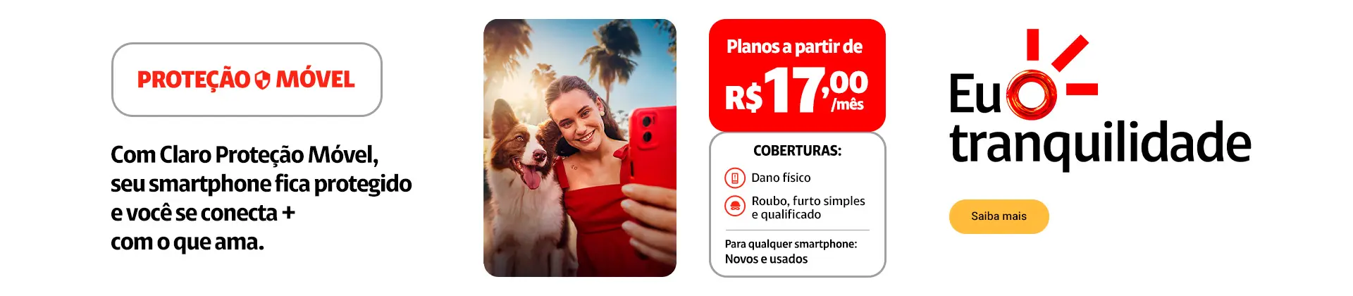 Proteção Móvel: Eu amo tranquilidade