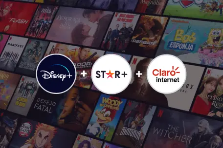 Planos da Disney e Star+ com Internet